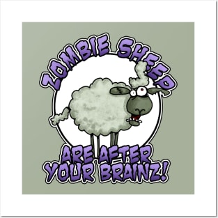 Zombie Sheep Posters and Art